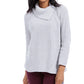 Suéter feminino de malha Pointelle da Style &amp; Co, cinza, tamanho grande