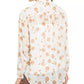 Blusa estampada feminina Alfani, branca, tamanho XX-G