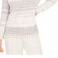 Suéter Feminino em Chenille com Tintura Espacial, Estilo &amp; Co, Branco, Tamanho Médio