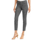 Calça jeans skinny estampada feminina Style &amp; Co Curvy Fit cinza tamanho 8