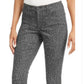 Calça jeans skinny estampada feminina Style &amp; Co Curvy Fit cinza tamanho 8