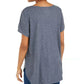 Camiseta feminina Love Graphic da Style &amp; Co, cinza, tamanho médio