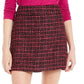 Minissaia de tweed feminina Maison Jules, rosa escuro, tamanho 2