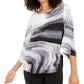 Blusa feminina Alfani estampada cinza tamanho X-G