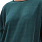 Blusa feminina de veludo com mangas amarradas Charter Club, verde escuro, tamanho X-S