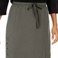 Saia-calça curta feminina estilo &amp; co, em tencel, com cordão, verde, tamanho extra grande
