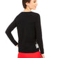 Suéter feminino Charter Club Buffalo Check Family, branco, tamanho XX-G