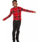 Charter Club Big Boy's Plaid Family Sweater Vermelho Tamanho Grande