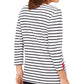 Karen Scott Sport Feminino Listrado Colorblocked Top Vermelho Tamanho XX-G