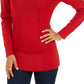 Suéter feminino estilo &amp; co com pontos mistos, vermelho, tamanho extra pequeno