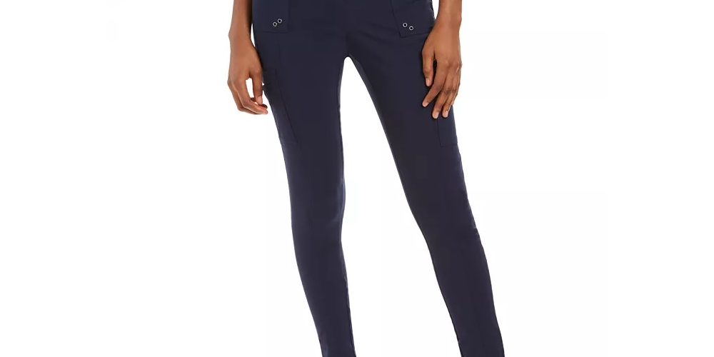 Calça skinny feminina Style &amp; Co, azul, tamanho 10