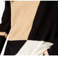 Suéter feminino colorblock da INC International Concepts, preto, tamanho pequeno