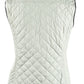 Colete feminino Charter Club de veludo flocado, branco, tamanho pequeno