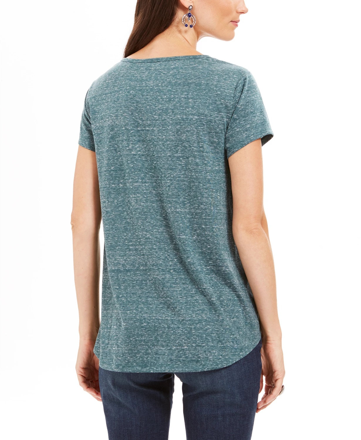 Camiseta feminina Joy Graphic da Style &amp; Co, verde, tamanho XXG