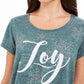 Camiseta feminina Joy Graphic da Style &amp; Co, verde, tamanho XXG