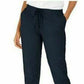 Calça utilitária com punho e fecho pull-on feminina Style &amp; Co, azul escuro, tamanho 4