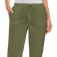 Calça utilitária com punho e fecho pull-on feminina Style &amp; Co, verde, tamanho 4