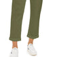 Calça utilitária com punho e fecho pull-on feminina Style &amp; Co, verde, tamanho 4