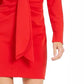 Vestido tubinho feminino INC International Concepts com drapeado frontal, vermelho, tamanho extra grande