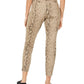 Calça jeans skinny estampada com controle de barriga curvilínea feminina Style &amp; Co, marrom, tamanho 6