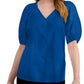 Blusa feminina Alfani com ombros franzidos, azul escuro, tamanho XXG