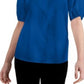 Blusa feminina Alfani com ombros franzidos, azul escuro, tamanho XXG