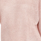 Suéter feminino de gola alta com recorte de lantejoulas da INC International Concepts, rosa, tamanho extra grande