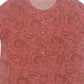 Camisa Henley Estampada Feminina Style &amp; Co Vermelha Tamanho P