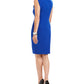 Vestido justo feminino Kasper azul escuro tamanho 4