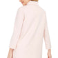 Jaqueta longa trapézio feminina Anne Klein rosa tamanho 8