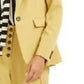 Blazer feminino Bar III de um botão amarelo brilhante tamanho 2