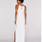 Vestido envelope falso com strass BCX Junior, branco, tamanho grande