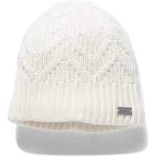 Gorro Under Armour Around Town Feminino Branco Tamanho Regular
