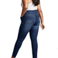 Calça Jeans Curve Tall Adrianna Skinny High Feminina Cotton On Azul Marinho Tamanho Pequeno