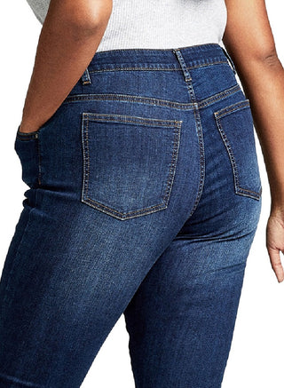 Cotton On Women's Curve Tall Adrianna Skinny High Jean Navy Size Petite Small
