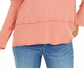Estilo &amp; Co Feminino Algodão Cano Alto-Cinza Laranja Tamanho Extra Pequeno