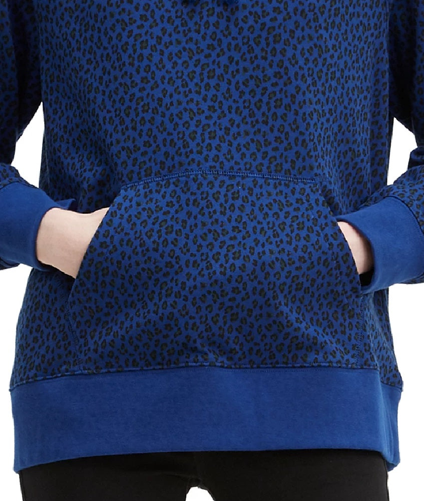 Moletom com capuz feminino Levi's com estampa animal e logotipo, tamanhos variados, pequeno