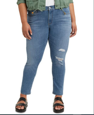 Levi's Women's 711 Plus Skinny Jeans Blue Size 16W