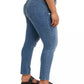 Calça jeans skinny Levi's 711 Plus feminina, azul, tamanho 16W