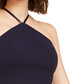 Vestido de mergulho com lantejoulas e renda nas costas, tamanho 11, infantil, azul-marinho