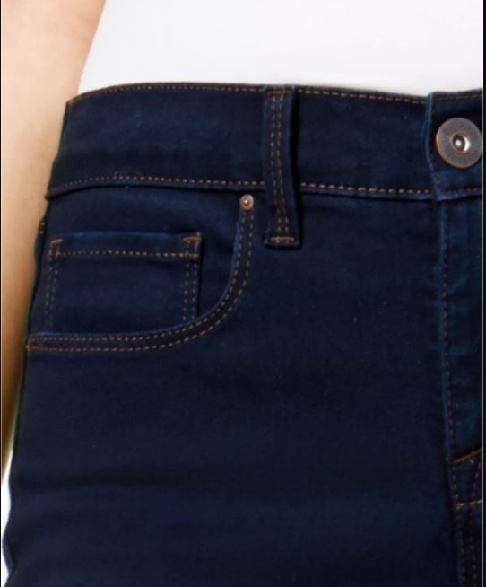 Jeans Bootcut Feminino Style &amp; Co Cintura Média Azul Tamanho 4