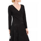 Vestido feminino Illusion Stripe Fit &amp; Flare, preto, tamanho 12, pequeno