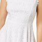 Vestido rendado e evasê City Studios Juniors, tamanho 11, vermelho