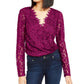 Body de renda feminino Leyden rosa tamanho grande