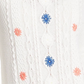 Suéter de tricô bordado CeCe feminino, branco, tamanho grande