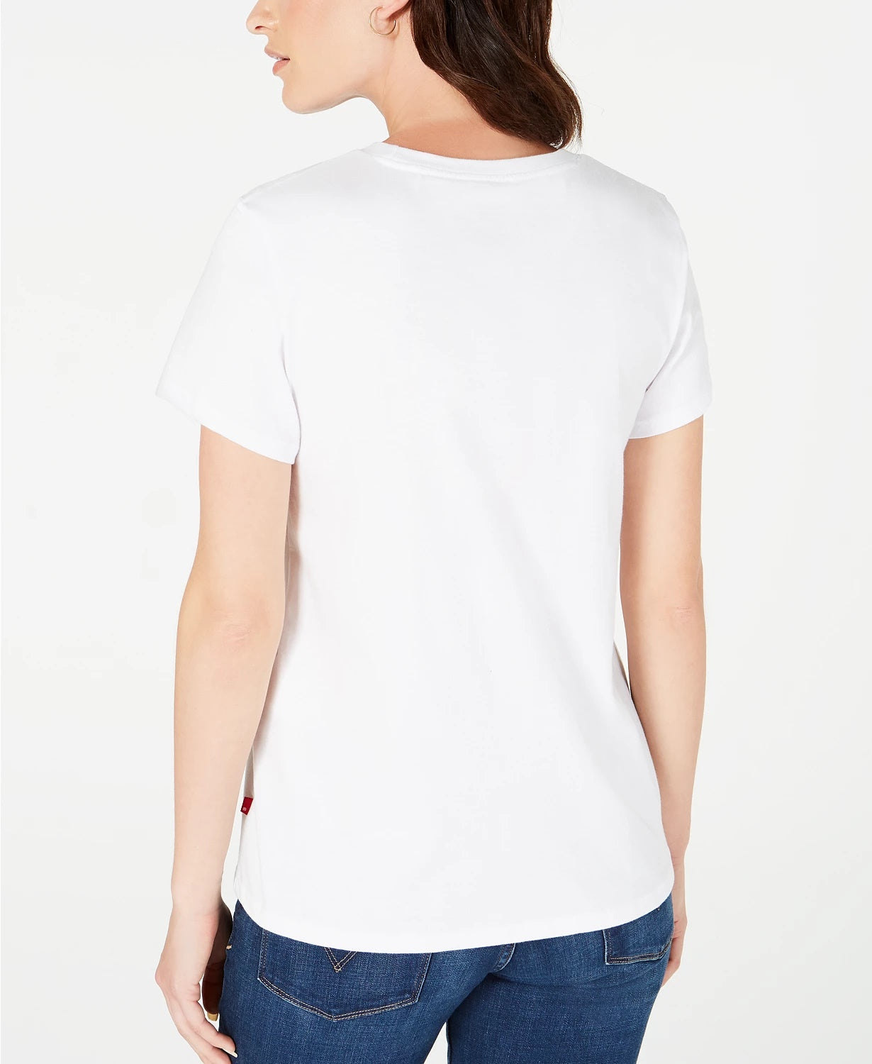Camiseta Levi's The Perfect Cotton Batwing-Graphic Feminina Branca Tamanho Extra Pequeno