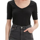 Camiseta Levi's Cecilia Feminina Preta Tamanho X-S