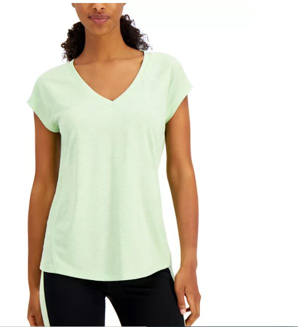 Camiseta Ideology Rapidry Heathered Performance Feminina Verde Tamanho P