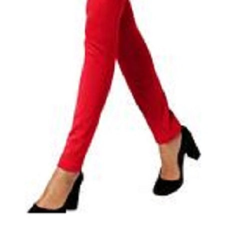Calça skinny feminina INC International Concepts com zíper, vermelha escura, tamanho 2, pequena
