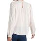 Blusa feminina Lucky Brand Lea Floral Pintuck manga comprida tamanho rosa tamanho pequeno
